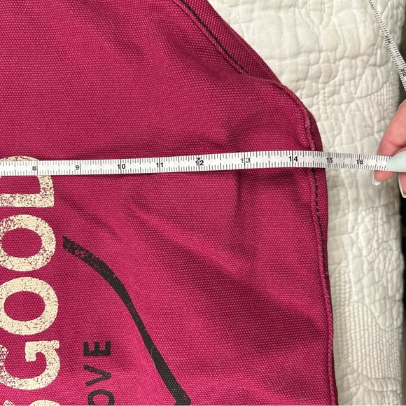 Large Life is Good Berry Colored Tote - Picture 10 of 10